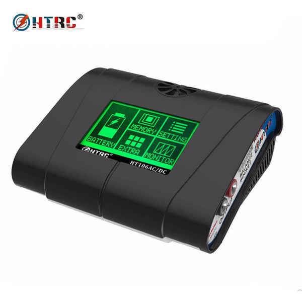 HTRC HT106 AC/DC RC Lipo Battery Balance Charger Multi-Function Charger 100W 10A for Lipo/LiIon/Life/LiHV/NiMH/NiCD/PB Battery