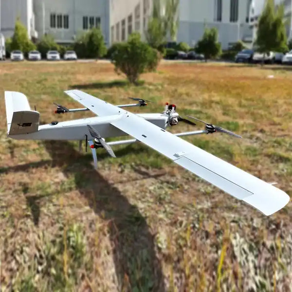 Chengfee Eagle-360 Long Flight Time 5KG Payload Heavy Lift Mapping Drone Survey Gasoline Fixed Wing VTOL UAV Hybrid Drone