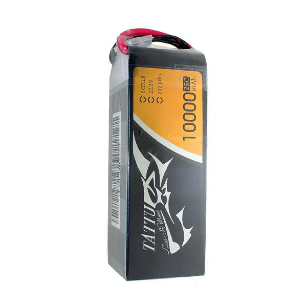 TATTU 22.2V 6S 10000mAh 25C Lipo Big UAV Drone Battery Pack for Aircraft